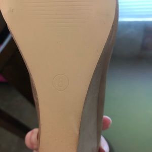 Size 8 nude wedges